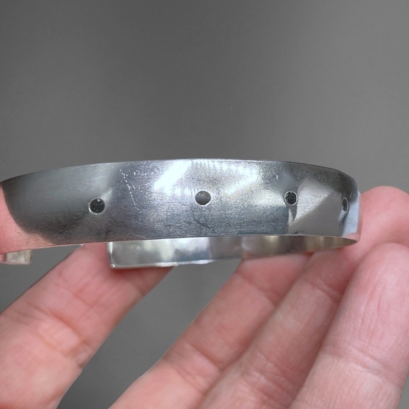 🌺SALE! Vintage Artisan Sterling Bracelet - Picture 1 of 11